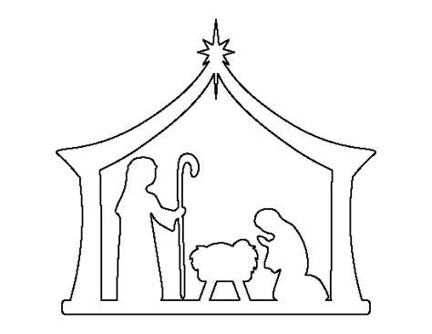 Nativity Templates Printable